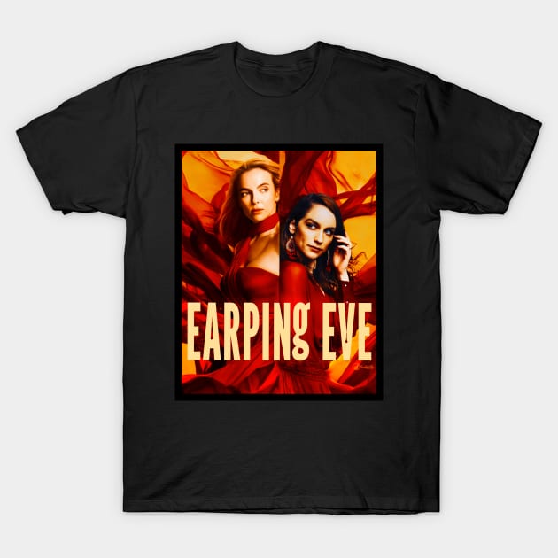 Earping Eve! Wynonna Earp - Killing Eve Crossover T-Shirt by SurfinAly Design 